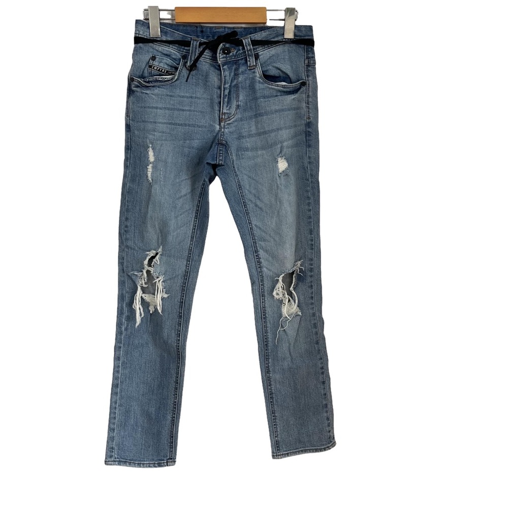 Distressed Blue Jeans for Women